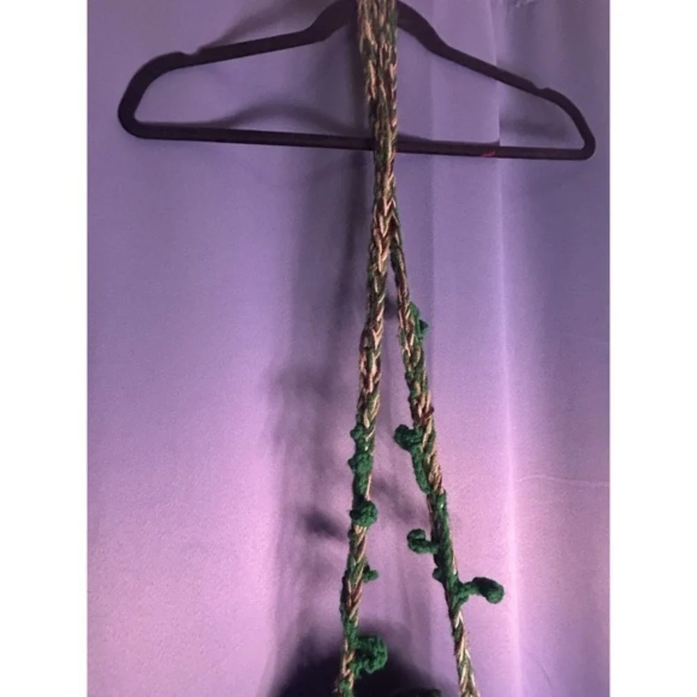 Handmade 1 Of A‎ Kind Rare Crochet Fairy House Purse Knitted Festival Beautiful